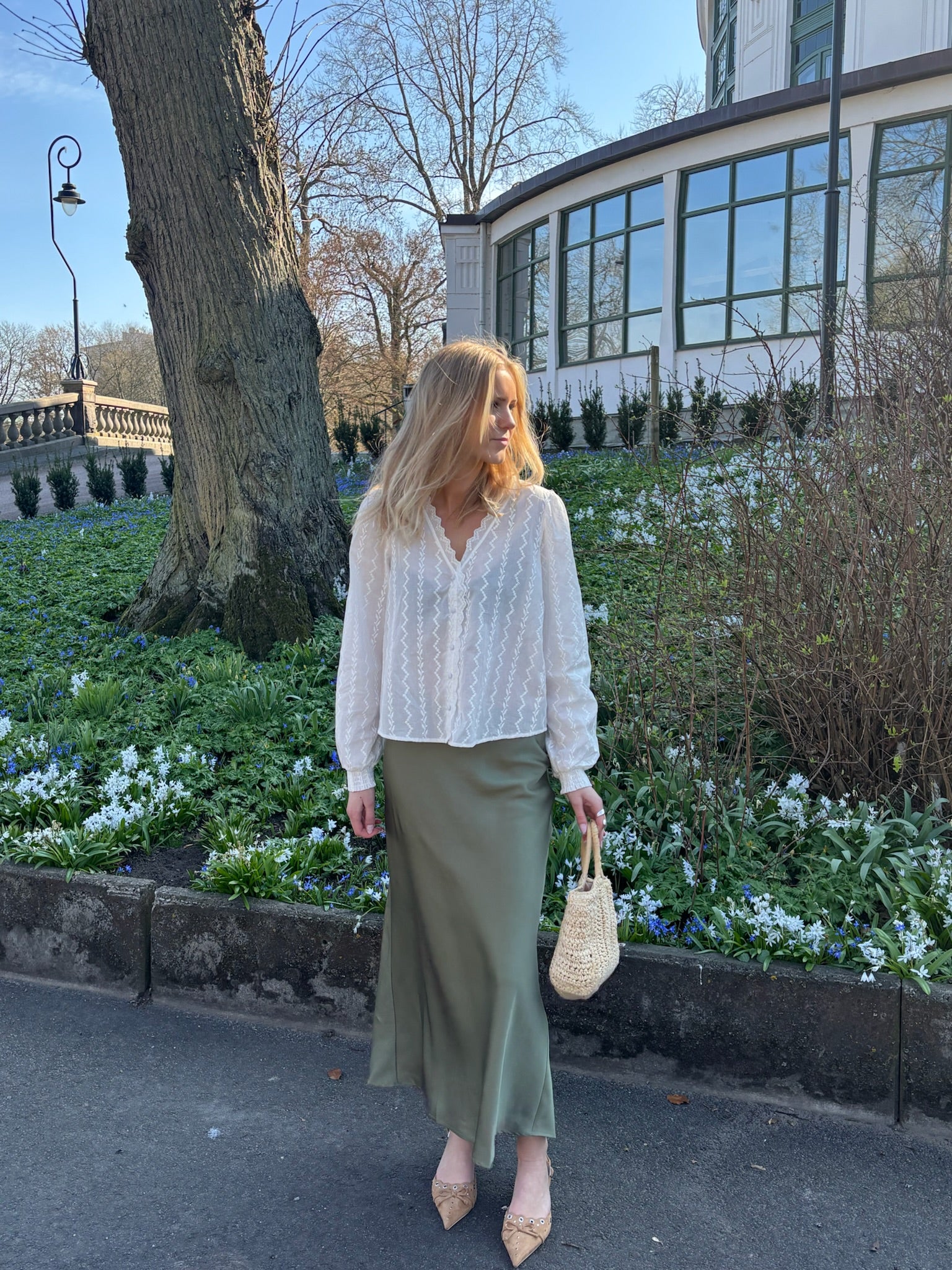 VIELLETTE Skirt - Oil Green